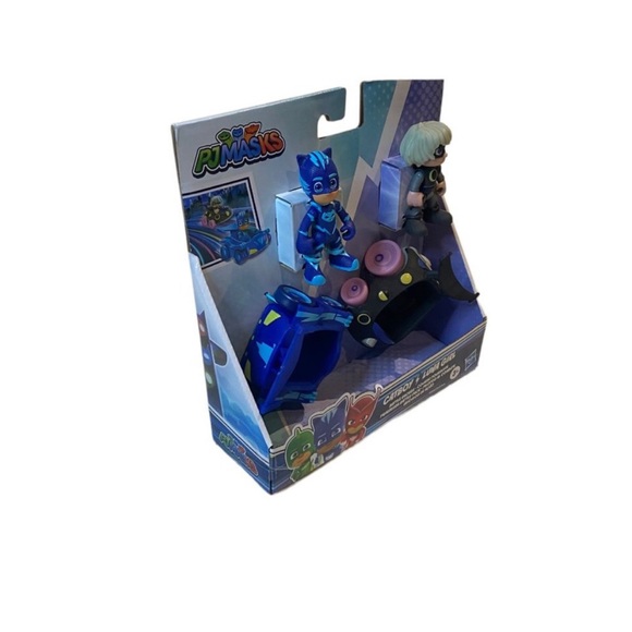 PJ Masks Cat boy Vs Luna Girl figures and vehicles Gift 3+ - Picture 2 of 4